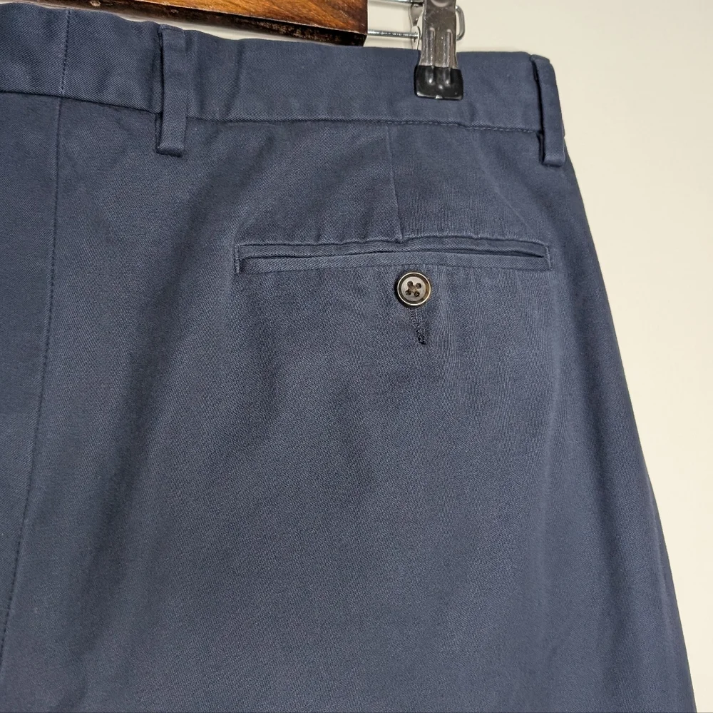 J. Crew Bowery Men's Slim Navy Blue Work Pants Slacks Size Waist 33 Length 30